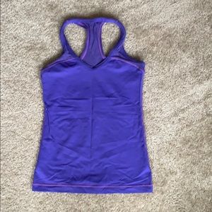 Size 4 Lululemon racerback mesh tank